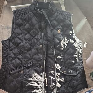 Women'sRalph Lauren Black Quilted Vest